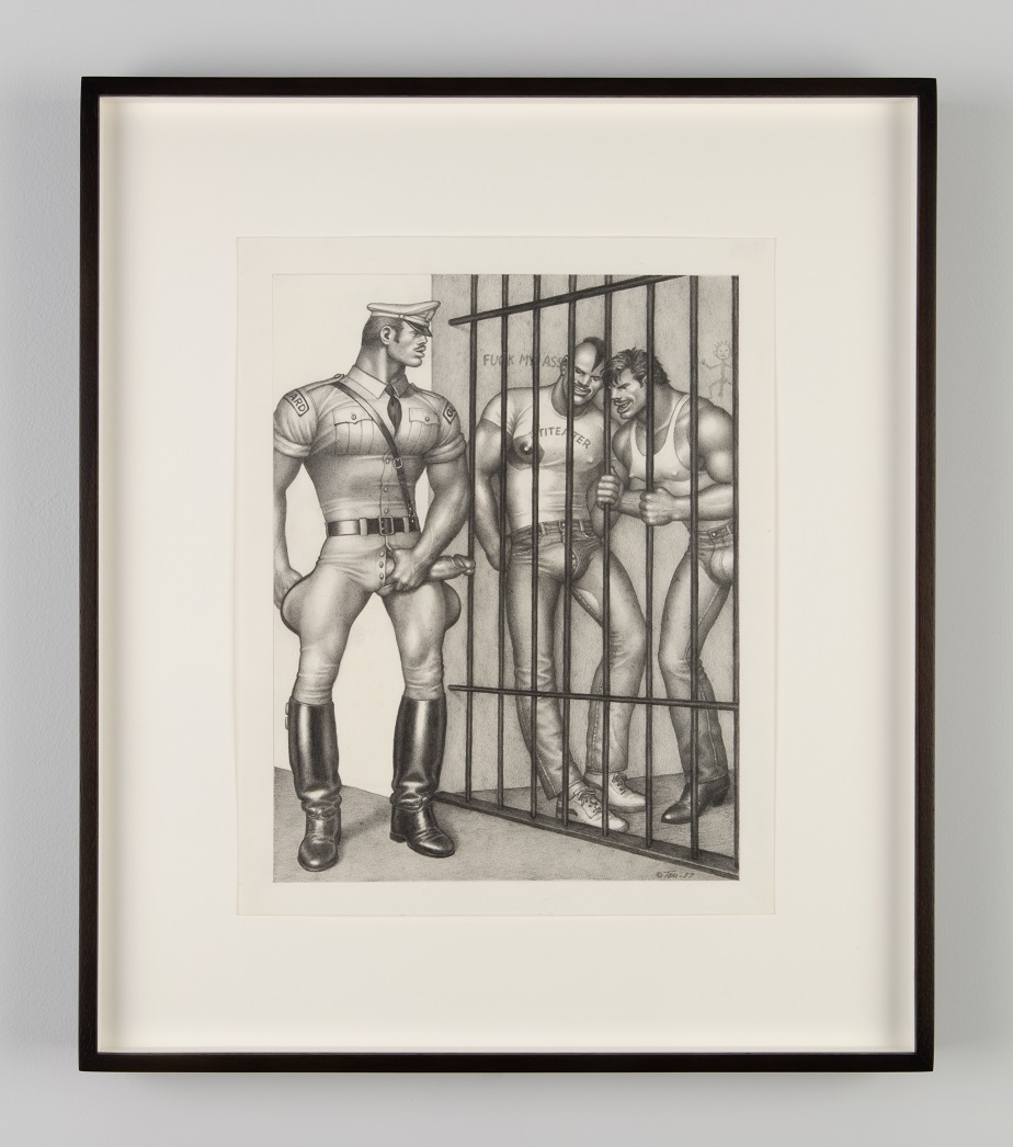 Tom of Finland, Untitled, 1970. Graphite on paper. Tom of Finland Foundation, Permanent Collection. Photos courtesy of Jean Vong. 